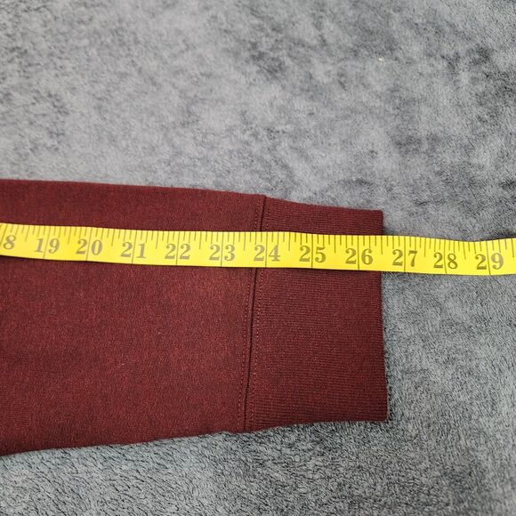 UNTUCKit Corral Men's Quarter Zip Long Sleeve Sweatshirt Red Size XL - Picture 11 of 12